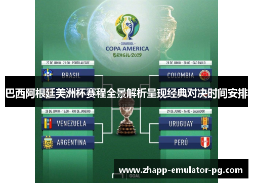 巴西阿根廷美洲杯赛程全景解析呈现经典对决时间安排